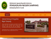 Tablet Screenshot of pn-sampang.go.id